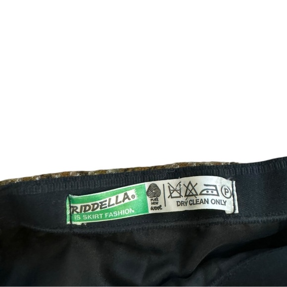 Vintage Riddella  Lined Box Pleat Wool Skirt - Picture 2 of 8